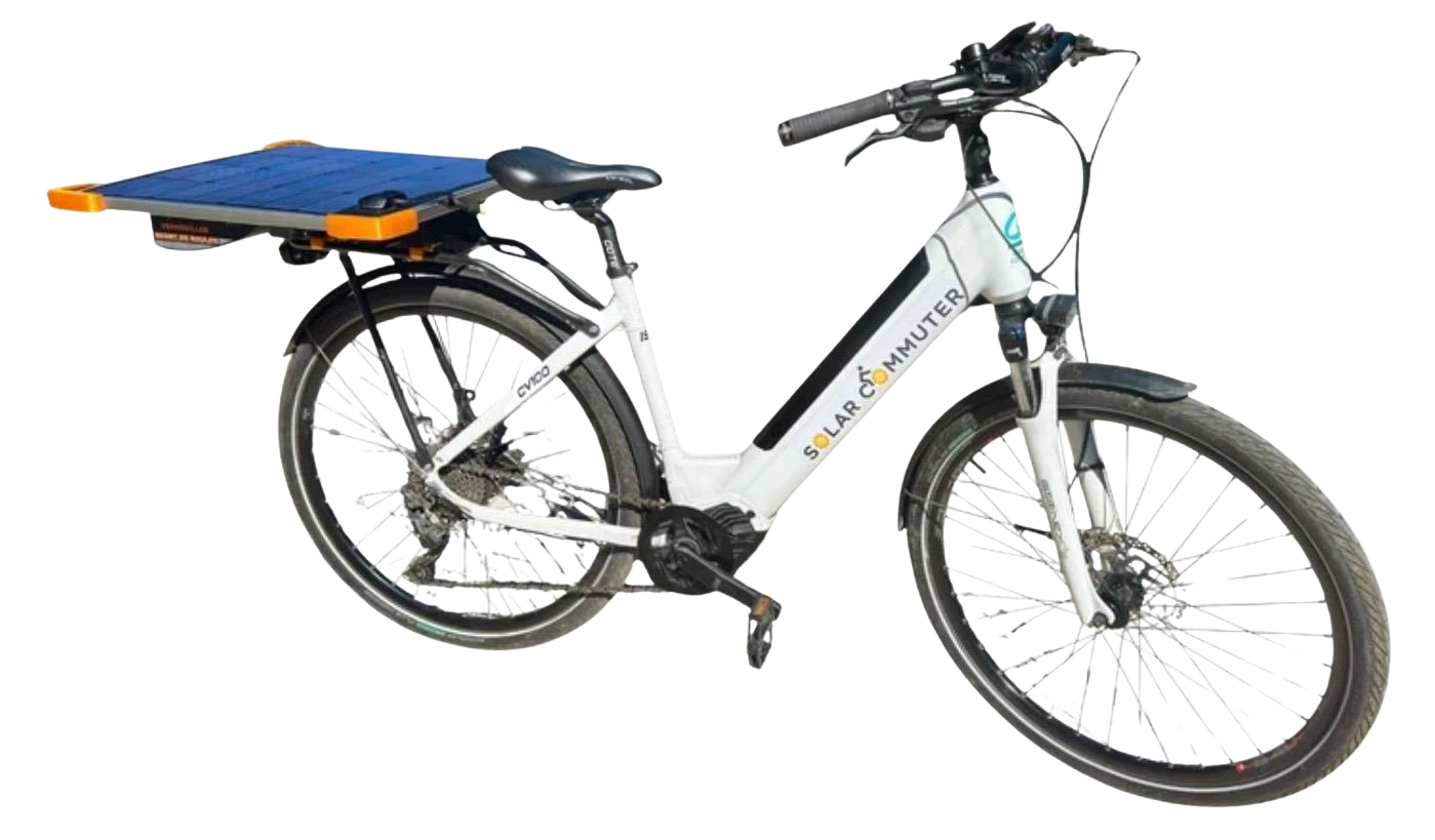 Solar Commuter Bike — vélo solaire complet, panneau intégré